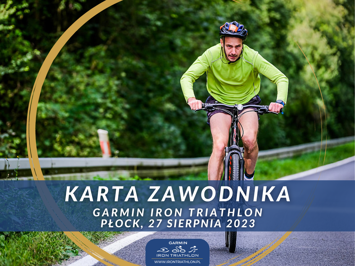 karta zawodnika Garmin Iron Triathlon Płock